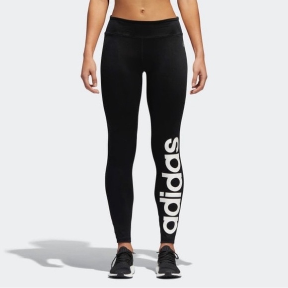 adidas Pants - Adidas Full Length Spell Out Leggings Tights Size Small